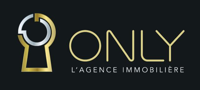 Only l agence immobilie re logo noir